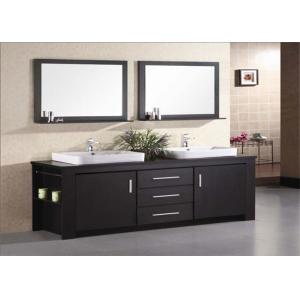 Custom Bathroom Vanity Cabinets Paint Surface Granite Countertop Including Basin