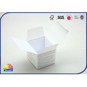Buy cheap 1000pcs CMYK / Pantone Collapsible Cardboard Box For Packaging from wholesalers