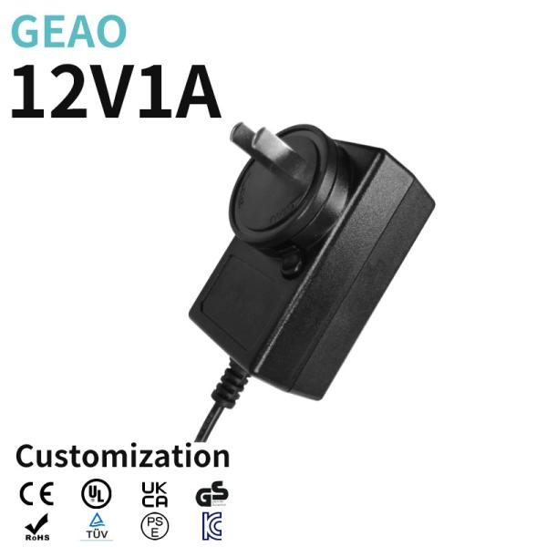China 12V 1A Interchangeable Power Adapter ABS+PC Swappable Multi Function Adapter on sale China 12V 1A Interchangeable Power Adapter ABS+PC Swappable Multi Function Adapter on sale