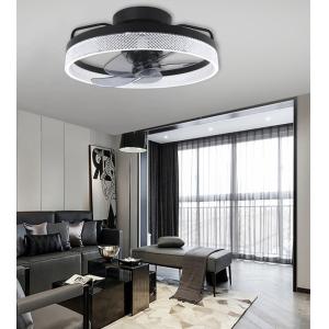 Black Chandelier Bladeless Ceiling Fan Low Noise Ceiling Fan Fandelier