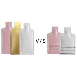 Buy cheap 5ml Cosmetic Sample 3 Side Seal Flat Pouch Plastic Biodegradable from wholesalers