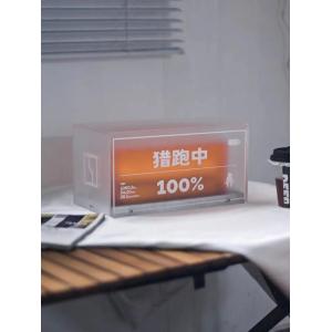 Double frosted acrylic light box removable rechargeable billboard desktop