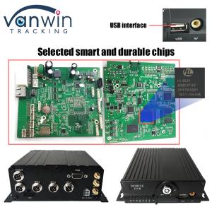 Buy cheap H.265 4CH Full HD Mobile DVR Live Stream Blackbox Recorder 4G Wifi GPS Vehicle CCTV from wholesalers