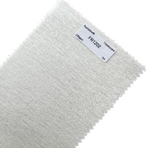 Plain Blackout Fire Retardant Roller Blind Fabrics For Window Treatment
