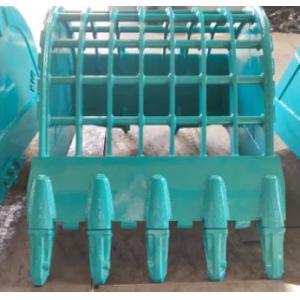Wear Resistant Mini Excavator Skeleton Bucket Metal With Stable Structure