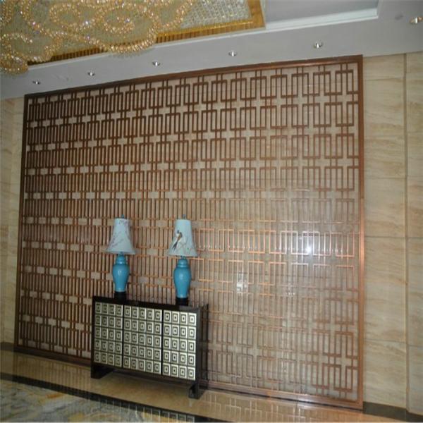 Buy cheap feature stainless steel panel metal feature screens for wall cladding or wall divider from wholesalers