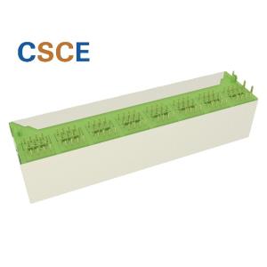 Buy cheap 8P8C 2* 8 Ports RJ45 Gigabit Ethernet Jack Modular With Shielded Red Color from wholesalers