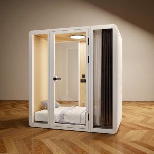 Buy cheap Customized Sleeping Pod Assembled Nap Pod White from wholesalers