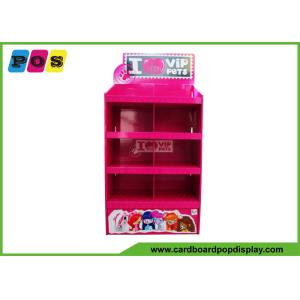 Eye Catching Printing Cardboard Display Stands Point Of Purchase For Plush Toys