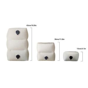 High Durability Inflatable Footrest Travel Pillow Customized Size 0 . 38KG