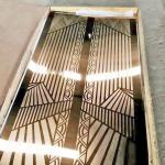 Buy cheap Custom Etched Mirror 8K Gold Color Stainless Steel Sheet for Elevator from wholesalers