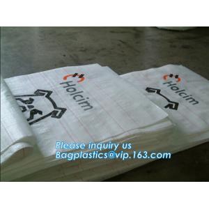 net bag with drawstring, woven bag with liner, bag wiht gueests, UV stable