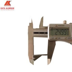 Buy cheap Anodized Nickel Aluminum L Trim 25mm Tile Trim For Hotel from wholesalers