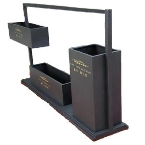 Buy cheap Flower pot shelf steel three layer stand for planter from wholesalers