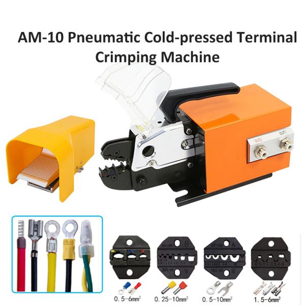 Quality Multi Functional Pneumatic Wire Terminal Crimping Machine CX-AM-10 1.3T Automatic for sale
