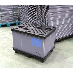 Buy cheap UV Resistant Foldable Pallet Box Vented Bulk Reusable Containers 1200x1000x975mm from wholesalers