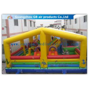 Buy cheap Dinosaur Inflatable Theme Park , Inflatable Jurassic Park Blow Up For Kids Play Area from wholesalers