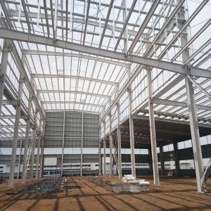 Buy cheap Q355 Q235 Steel Structure Warehouse with Sandwich Panel Walls from wholesalers