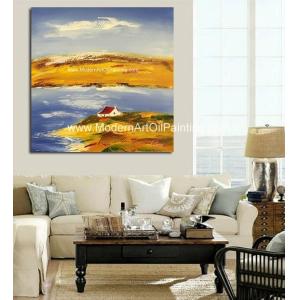 Buy cheap Palette Knife Abstract scenery painting on Canvas for Interior Decor H 50 cm × W 60 cm from wholesalers