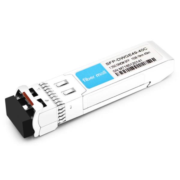 Quality Cisco DWDM-SFP-3819-40 Compatible 1.25G DWDM SFP C49 100GHz 1538.19nm 40km LC SMF DDM Transceiver Module for sale