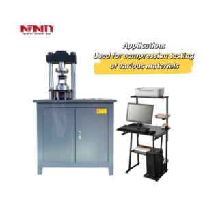 Buy cheap 300KN Micro Electro Hydraulic Servo Compression Fatigue Testing Machine from wholesalers
