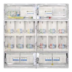 12 Way Single Phase Electrical Service Meter Box