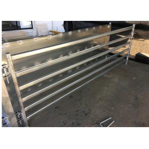 Buy cheap Pre Hot Dipped Galvanized Sheep Cattle Panels Livestock Fence Panels 5Rails With Oval Tube 30X60MM from wholesalers