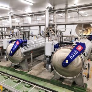 Buy cheap Vertical Continuous Crateless Canning Sterilization Retort System Automated product