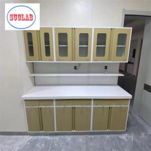 Buy cheap Hospital Furniture Medical Disposal Cupboard Cost with Three Section Slider Version from wholesalers