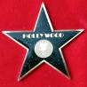 Buy cheap Customized star engraving / pad printing copper lapel pin badge from wholesalers