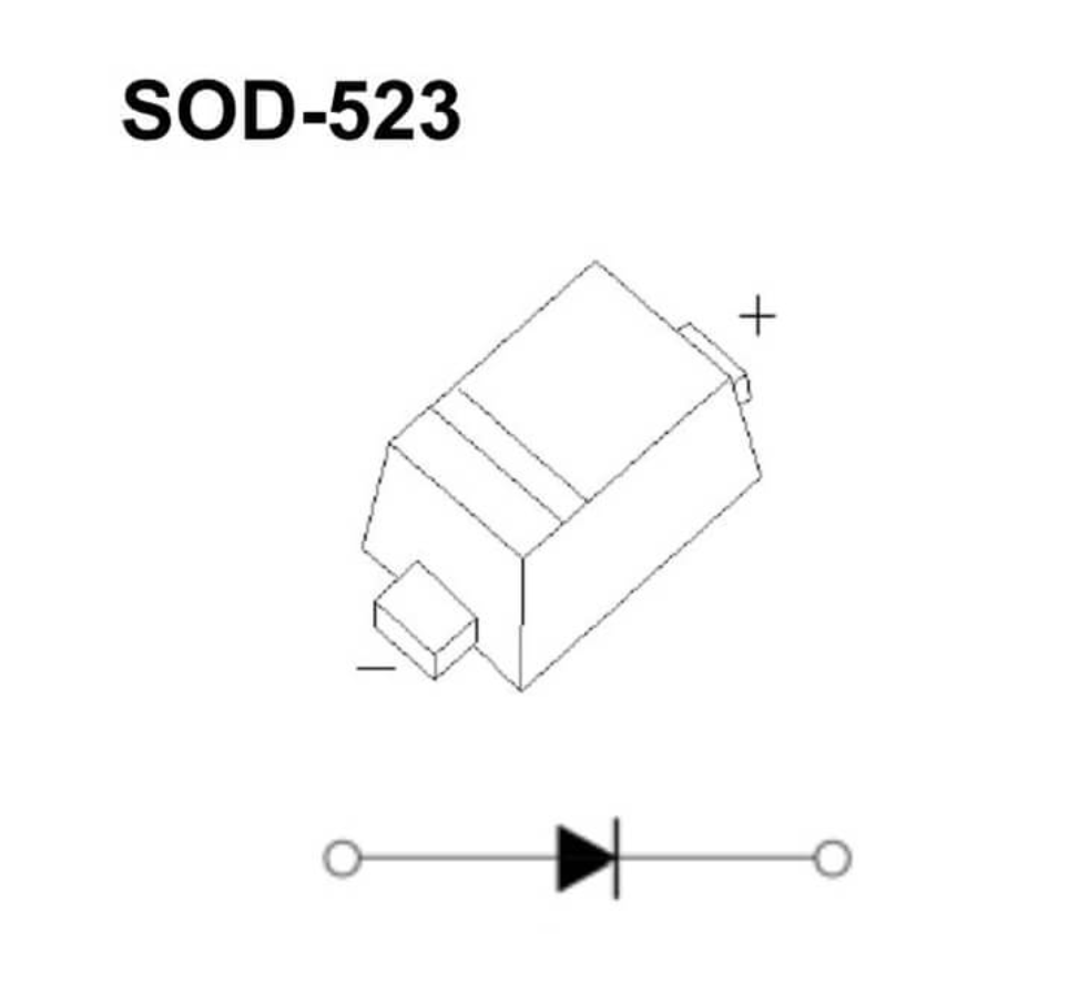SOD-523 Package Outline Plastic Encapsulated Switching Diodes Engineered for