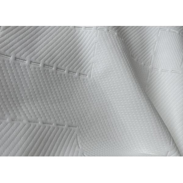 Quality Yarn Dyed Polyester Mattress Fabric Jacquard 100 Polyester Knitted Fabric for sale