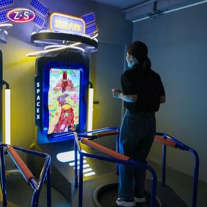 Buy cheap Five Themed Adventures Motion-Sensing Trampoline Featuring Obstacle Dodging from wholesalers