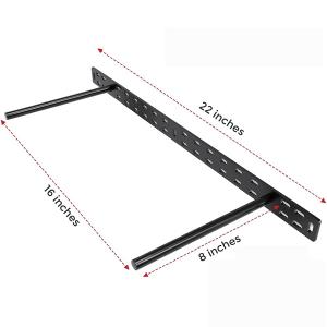 Floating Shelves Brackets 22" Multiple Mounting Locations Design