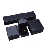 Buy cheap Custom Pu Leather Black Recycled Paperboard Jewelry Box with Foam Insert from wholesalers