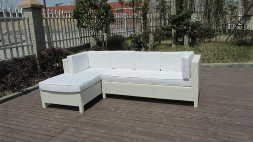 Quality 2pcs poly rattan sofas for sale