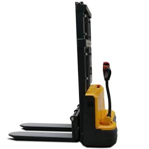 Buy cheap CE Certified Electric Pallet Stacker with Adjustable Cab and DC Motor for Efficient Warehouse Operations from wholesalers