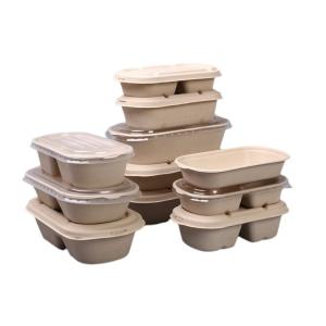 Buy cheap Wheat Straws Take Out Lunch Box Biodegradable 500ML from wholesalers