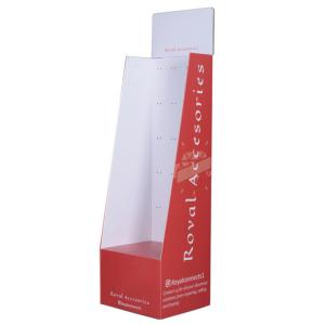 Buy cheap 300g CCNB Cardboard Hook Display Stands Embossed Advertising from wholesalers