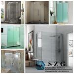 Buy cheap tempered glass shower screen enclosure bathroom door 8mm 10mm 12mm from wholesalers