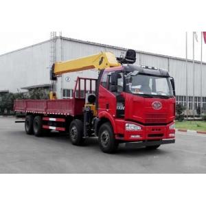 Buy cheap 4 Axles 8x4 Truck Mounted Crane , 12 Ton Hydraulic Truck Crane from wholesalers