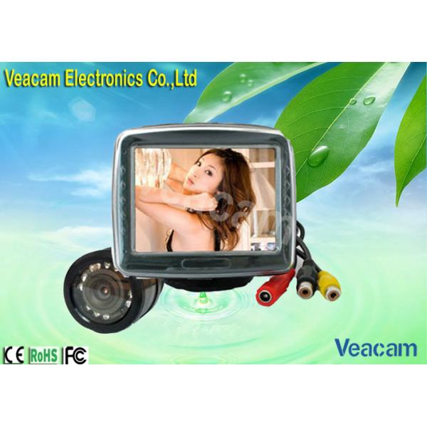 Auto PAL/NTSC Vehicle Rear View Cameras With 3.5 inch Wireless Rearview LCD