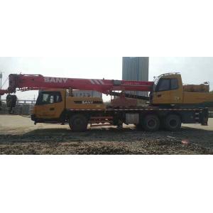 Buy cheap Yellow Color Used Truck Crane 25 Tons Sany STC250 U Shape Boom from wholesalers