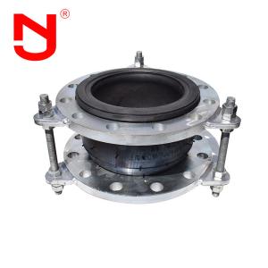 DN250 Flanged Rubber Expansion Joint Of Limit Pull Rod