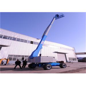 Buy cheap Regulating Wheels Straight Boom Lift With Independently Operated Hydraulic Outriggers from wholesalers