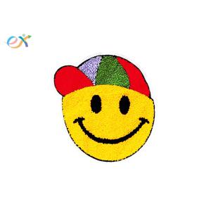 Smile Emoji Custom Chenille Patches Badge Cute Cartoon Smiling Face