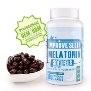 OEM Improve Sleep and Immunity Capsule Melatonin Softgel