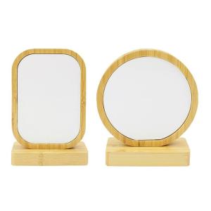 Modern Bamboo Wood Sublimation Photo Frame Tabletop Display Family Keepsake