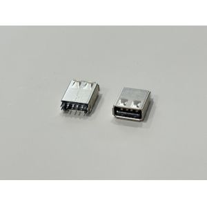 Buy cheap USB 2.0 A/F Clamp-Type Connector with Protective Housing | Gold-Flash Plated Terminal Connector for PCB, Cable Assembly & Electronic Devices from wholesalers