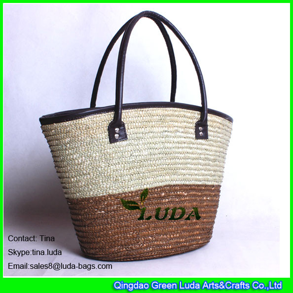 Buy cheap LUDA cheap beach bag handmade wheat straw handbag totes from wholesalers